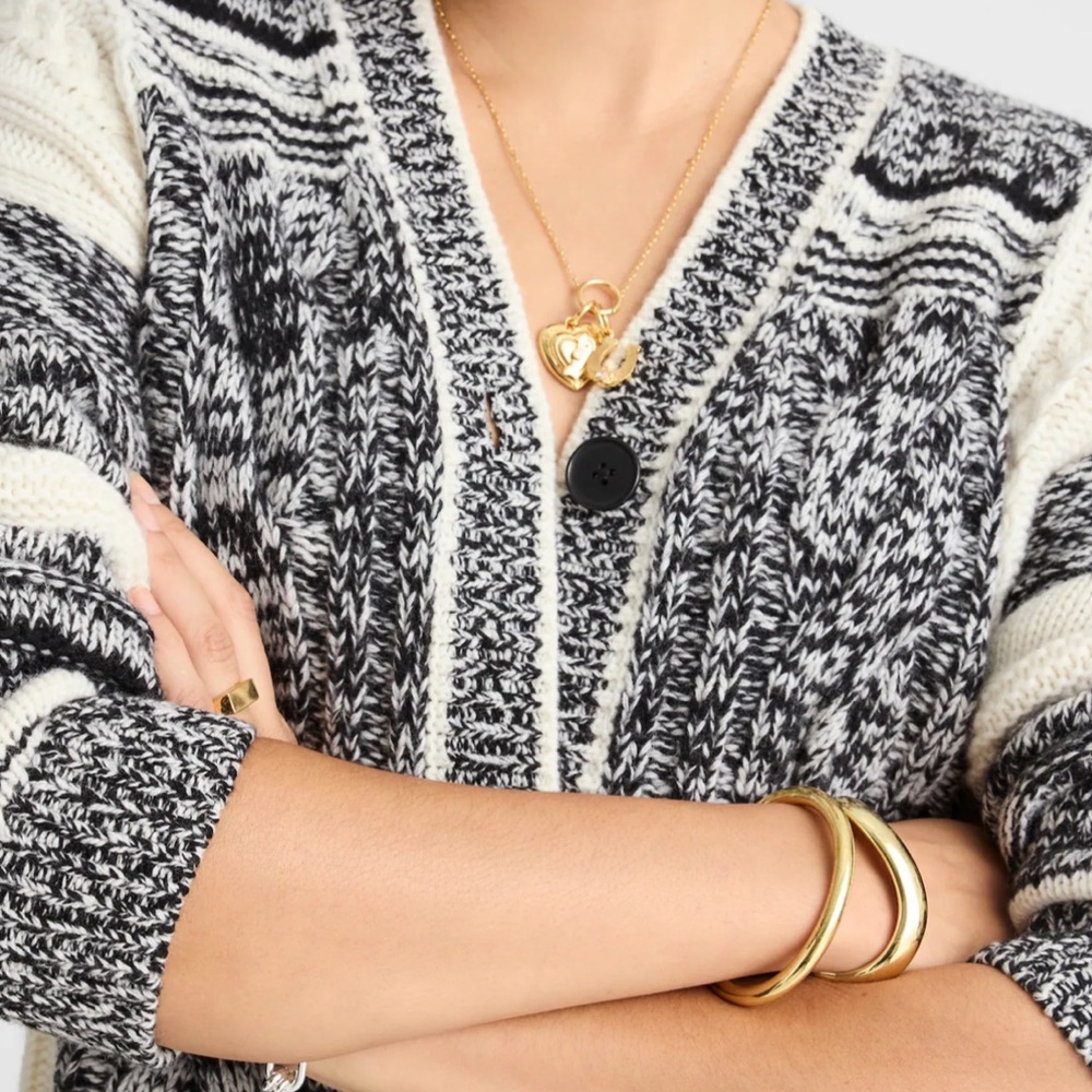 Madewell Patchwork Cardigan - Picture 4 of 9
